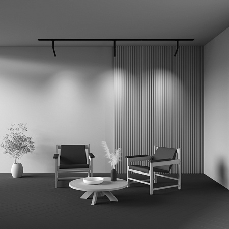 Трековый однофазный светодиодный светильник  Maytoni Unity Focus T TR142-1-6W3K-B