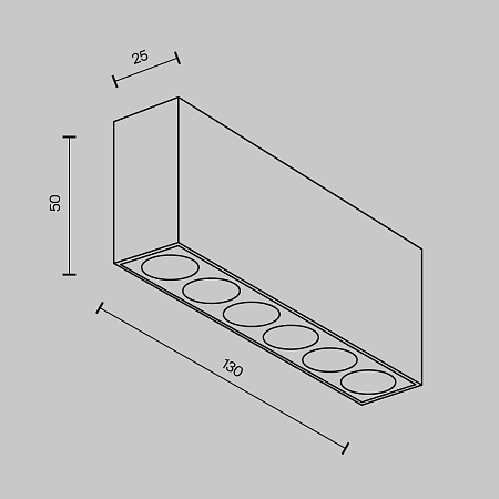 Светильник потолочный светодиодный Maytoni Points C066CL-12W3-6K-B