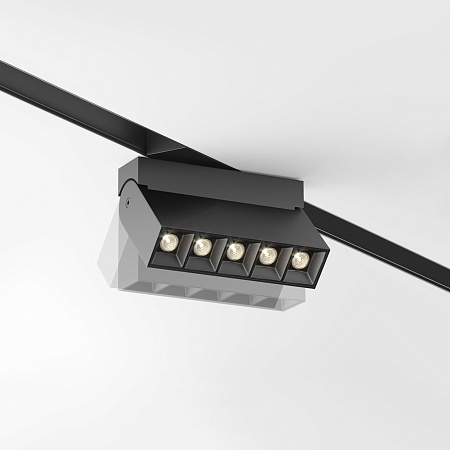 Трековый магнитный однофазный светодиодный светильник Maytoni Points Rot Gravity TR077-2-10W3K-B