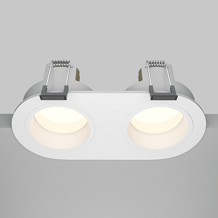 Светильник встраиваемый Maytoni Share DL126-02-GU10-W