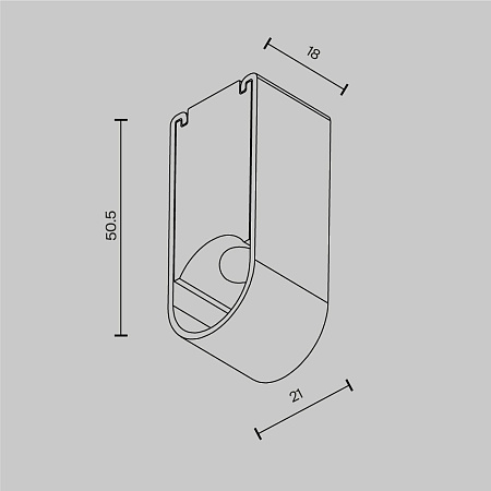 Крепление для штанговой системы Maytoni Axity CA010SM-BS
