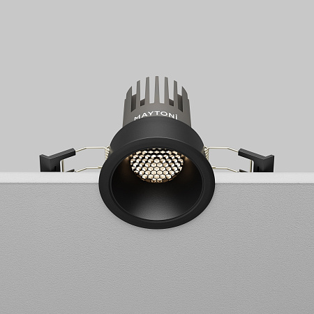 Светильник встраиваемый светодиодный Maytoni Dip DL123-10W-4K-B