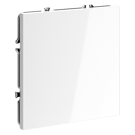 Заглушка VOLTUM S70 с суппортом, (белый глянцевый) VLS080101