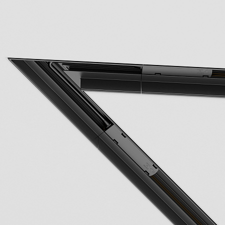 Угол для соединения 45° встраиваемого однофазного шинопровода Maytoni Gravity TRA010CLS-42B