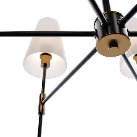 Люстра на штанге Freya Tida FR5196PL-06BBS Люстра на штанге Freya Tida FR5196PL-06BBS