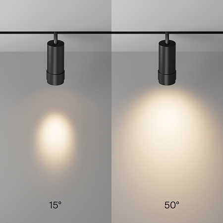 Трековый магнитный светодиодный светильник Maytoni EXILITY Focus Zoom TR211-1-12W2.7K-Z-B