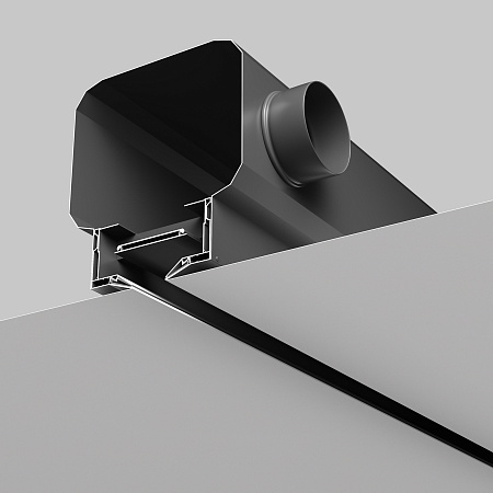 Диффузор с отражателем, линейный, для натяжного потолка, черный, КСД тип 3 Maytoni Aero ARO-LD-SC-000003 Диффузор с отражателем, линейный, для натяжного потолка, черный, КСД тип 3 Maytoni Aero ARO-LD-SC-000003