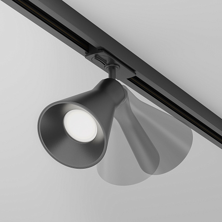 Трековый светильник для однофазного шинопровода Maytoni Unity Track Vivar TR022-1-GU10-B