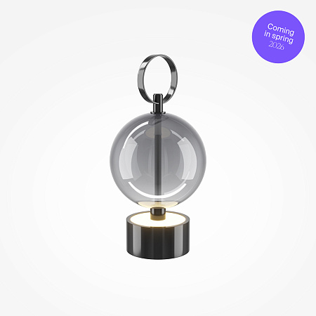 Настольная лампа аккумуляторная Maytoni Double Moon MOD478RL-L3B3K