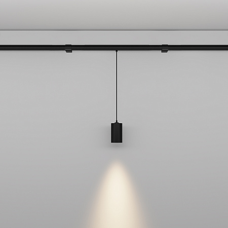 Трековый штанговый светодиодный светильник Maytoni Axity Focus LED C105PL-3W3-6K-B