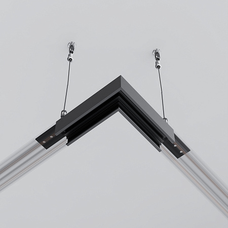 Коннектор угловой накладной низкопрофильный Maytoni Exility TRAM034CL-41B Коннектор угловой накладной низкопрофильный Maytoni Exility TRAM034CL-41B