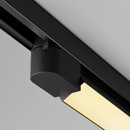 Трековый трехфазный светодиодный светильник Maytoni Trinity Basis TR196-3-10W2.7K-B Трековый трехфазный светодиодный светильник Maytoni Trinity Basis TR196-3-10W2.7K-B