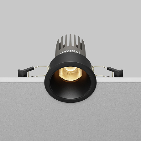 Светильник встраиваемый светодиодный Maytoni Dip DL123-10W-2.7K-B Светильник встраиваемый светодиодный Maytoni Dip DL123-10W-2.7K-B