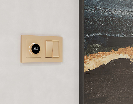 Комплект механизм 2-клавишного перекрестного выключателя 10A-250V Ambrella Volt Alfa MA603030