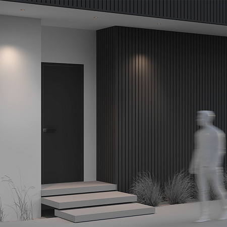 Уличный потолочный светодиодный светильник Maytoni Grit O501DL-L10B3K