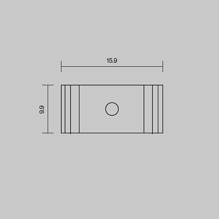 Комплект креплений (для профиля 25×42) 4 шт., Maytoni ALM-2542-MT 642062