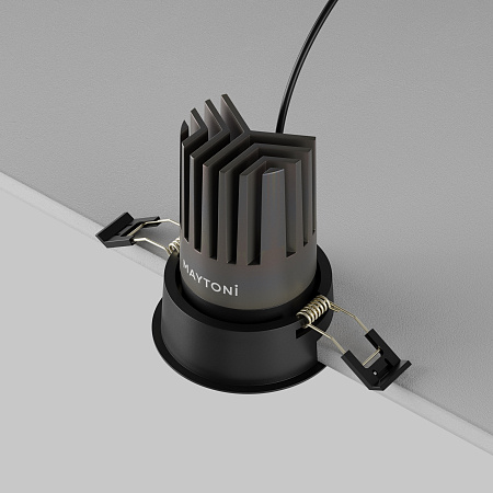 Светильник встраиваемый светодиодный Maytoni Dip DL117-15W-3K-B