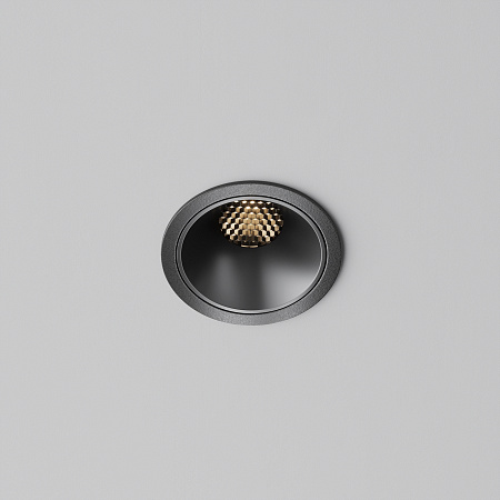 Светильник встраиваемый светодиодный Maytoni Alfa LED DL043-01-10W3K-RD-B-1 Светильник встраиваемый светодиодный Maytoni Alfa LED DL043-01-10W3K-RD-B-1