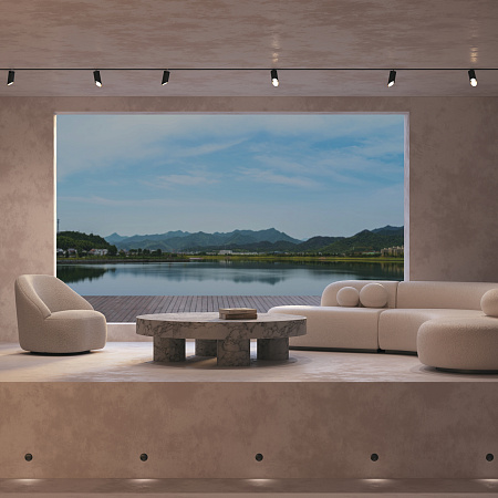 Трековый однофазный светильник Maytoni Unity Lipari TR087-1-GU10-B