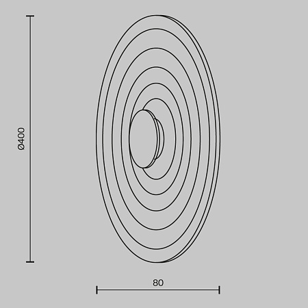 Светильник настенный светодиодный Maytoni Nami MOD400WL-L5W3K Светильник настенный светодиодный Maytoni Nami MOD400WL-L5W3K