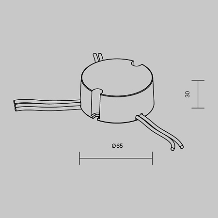 Источник тока (драйвер) 25Вт 10-42В Maytoni Dali Lighting control 721027