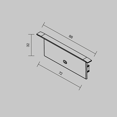 Комплект заглушек для профиля 632007 Maytoni Led Strip 642005