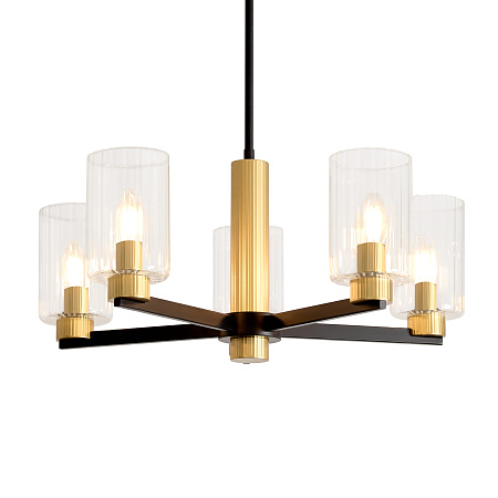 Люстра на штанге Freya Ombre FR2051CL-05BBS