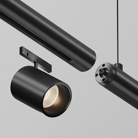 Шинопровод магнитный однофазный накладной/подвесной Maytoni Shelf CA012-TRX-500-B