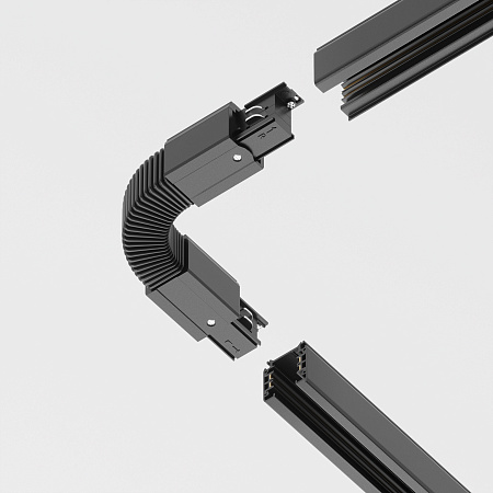 Коннектор гибкий для трехфазного шинопровода Maytoni Trinity TRA005CF-31B