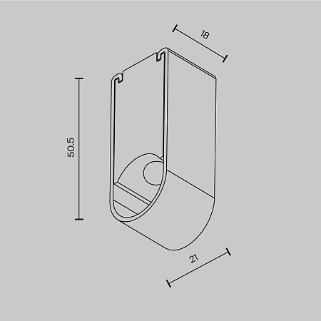 Коннектор Т- образный для штанговой системы Maytoni Axity CA010SM-B