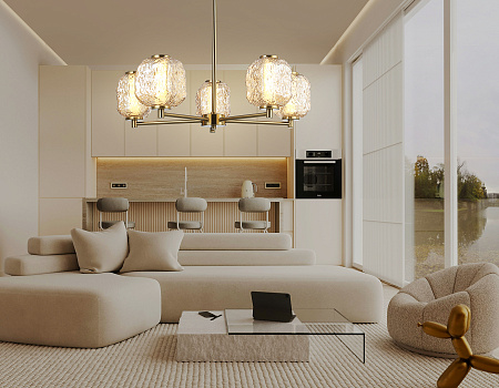 Люстра на штанге светодиодная High light LH30104