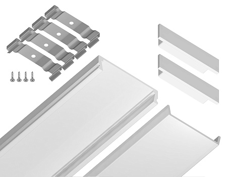 Накладной профиль для светодиодной ленты ILLUMINATION GP1800WH