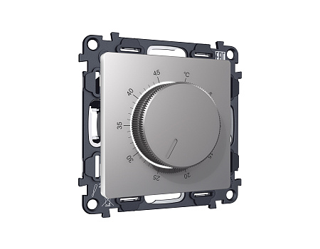 Комплект механизма терморегулятора с датчиком для теплого пола с подсветкой 16A-250V Ambrella Volt Alfa MA505710