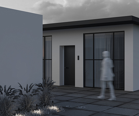 Уличный грунтовый светодиодный светильник Maytoni Cane O504FL-L1B3K