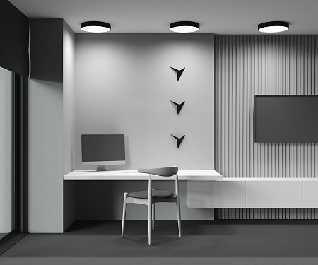 Светильник потолочный светодиодный Maytoni Zon C032CL-45W2.7K-RD-B