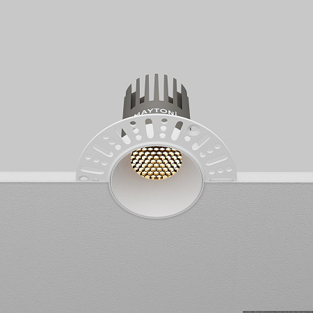 Светильник встраиваемый светодиодный Maytoni Dip DL119-10W-3K-TRS-W