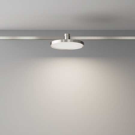 Трековый магнитный светодиодный светильник Maytoni Flarity Plato TR153-1-10W4K-PT