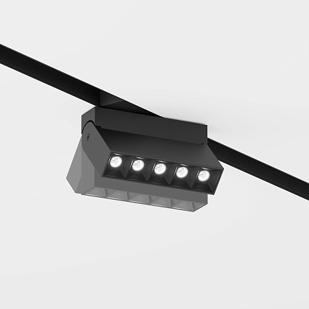 Трековый магнитный однофазный светодиодный светильник Maytoni Points Rot Gravity TR077-2-10W4K-B