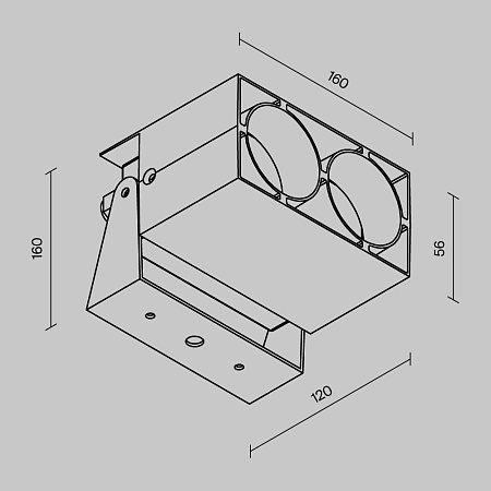 Уличный архитектурный светодиодный светильник Maytoni Spot O486FL-L10GF3K