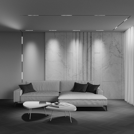 Трековый магнитный светодиодный светильник Maytoni Exility X Points TR241-2-6W3K-B