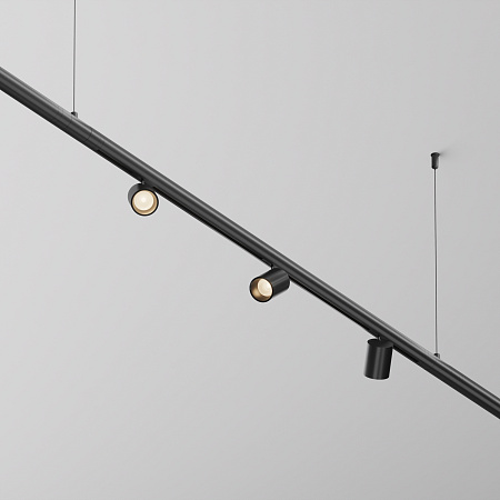 Шинопровод магнитный однофазный накладной/подвесной Maytoni Shelf CA012-TRX-900-B