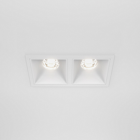 Светильник встраиваемый Maytoni Alfa LED DL043-02-10W4K-D-SQ-W