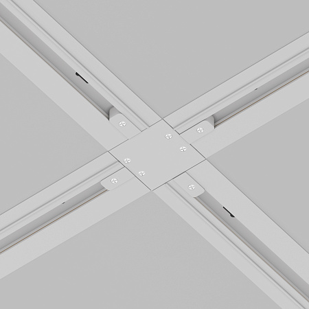 Коннектор Х-образный для однофазного шинопровода Maytoni Unity TRA002CX-11W