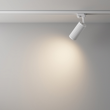 Трековый светильник для однофазного шинопровода Maytoni Unity Focus Design TR011-1-GU10-W