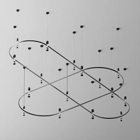 Шинопровод магнитный Maytoni Flarity TRX154-SR-D650-B Шинопровод магнитный Maytoni Flarity TRX154-SR-D650-B