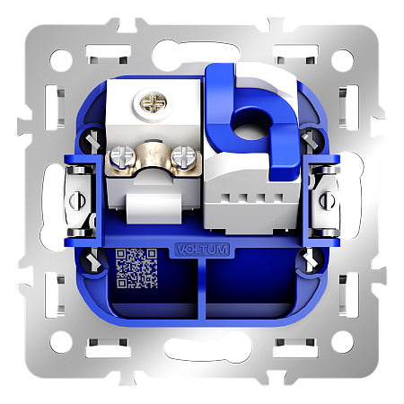 Механизм розетки TV+RJ45 кат. 6, Voltum S70 VLS0607M