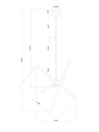 Люстра подвесная светодиодная Freya Artwork FR6069PL-L65B