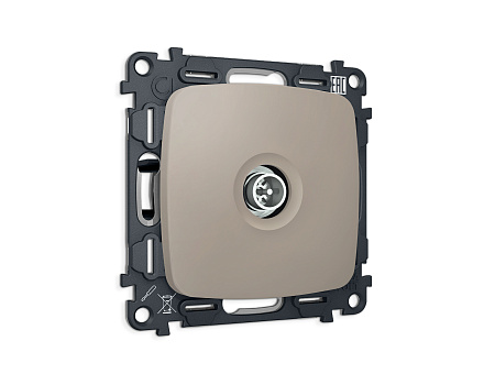 Комплект механизма TV розетки оконечной экранированной 5-1000MHz 3dB Omega MO373005 Комплект механизма TV розетки оконечной экранированной 5-1000MHz 3dB Omega MO373005