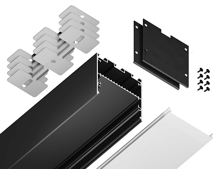 Профиль для ленты до 41мм 50*50мм ILLUMINATION GP3100BK