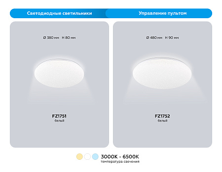 Светильник потолочный светодиодный Orbital FZ1751 Светильник потолочный светодиодный Orbital FZ1751